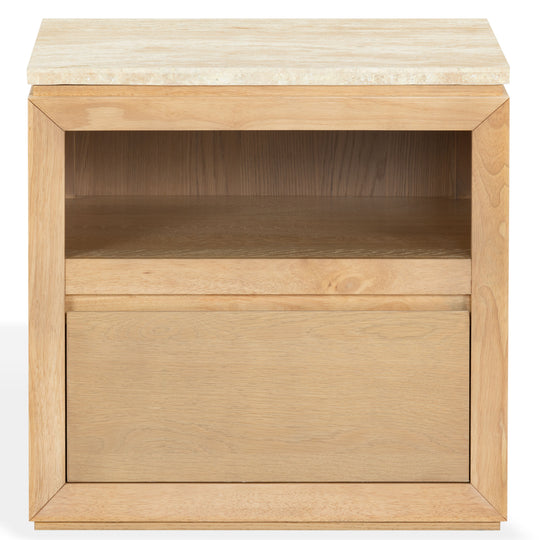 Travertine / Oak