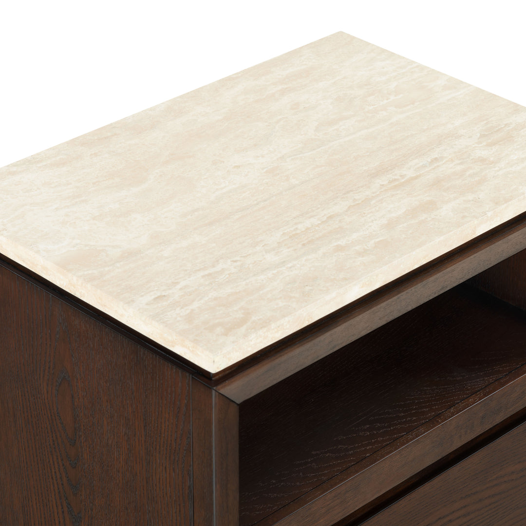 Travertine / Oak