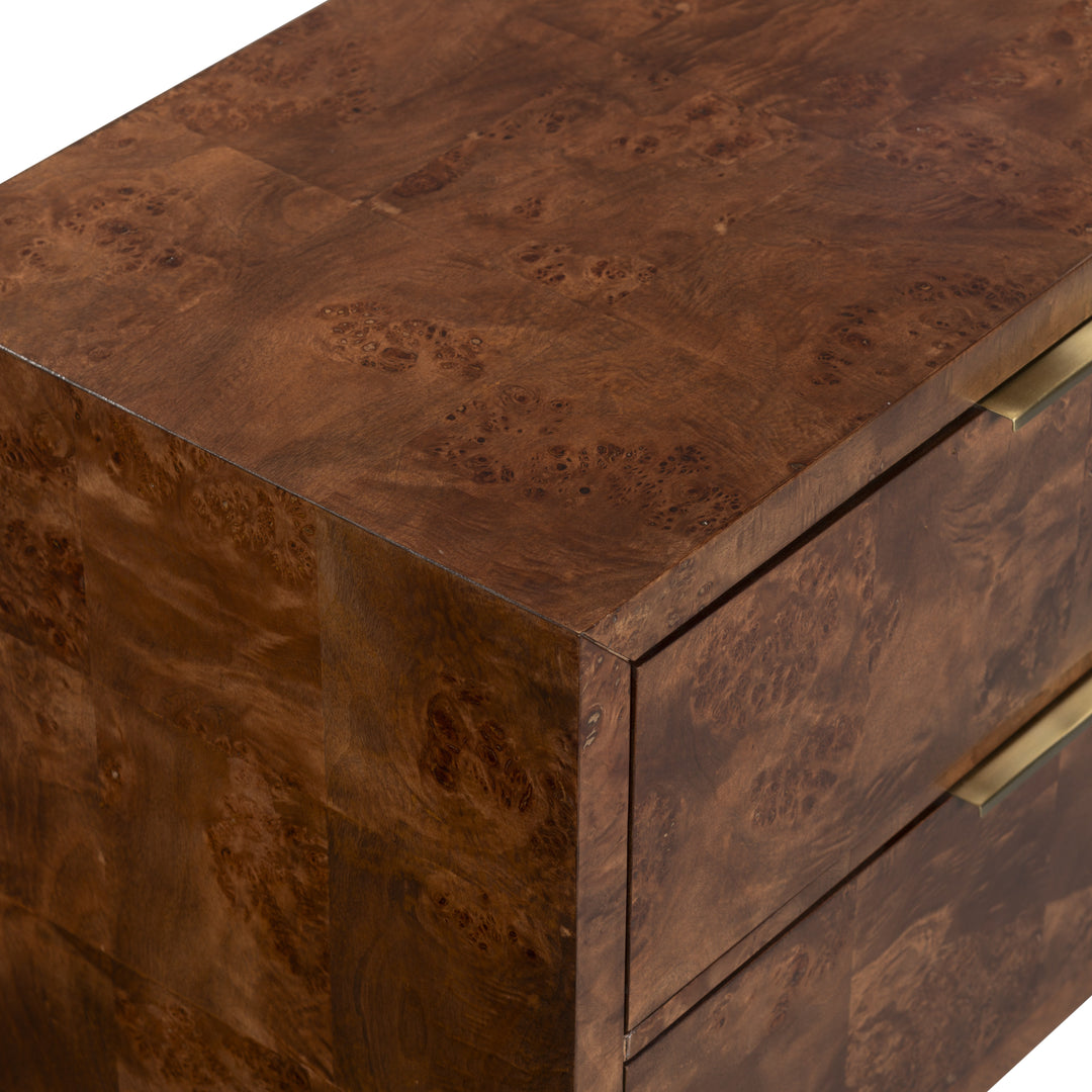 Safavieh Couture Francene Burl Wood Nightstand