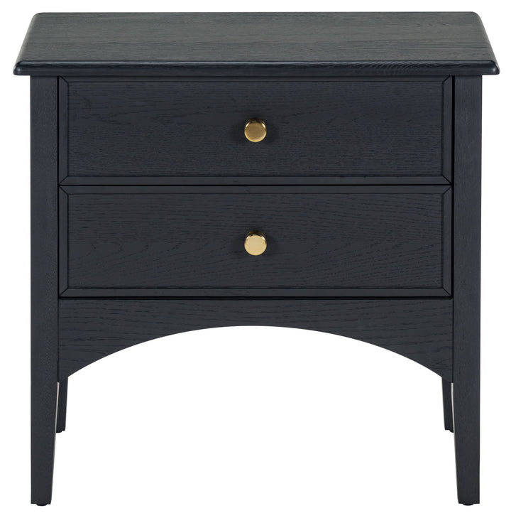 Talia 2 Drawer Wood Nightstand