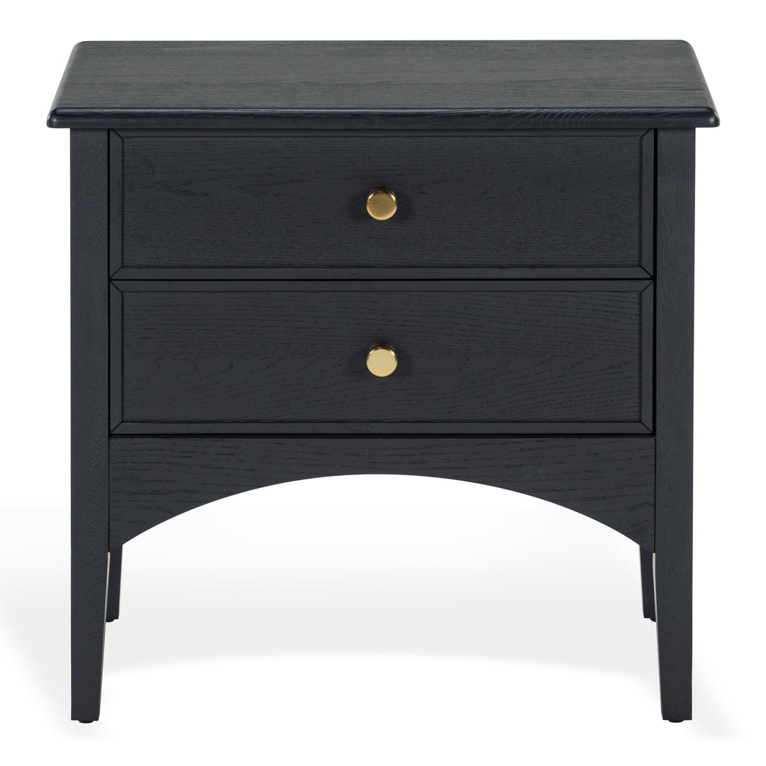 Talia 2 Drawer Wood Nightstand