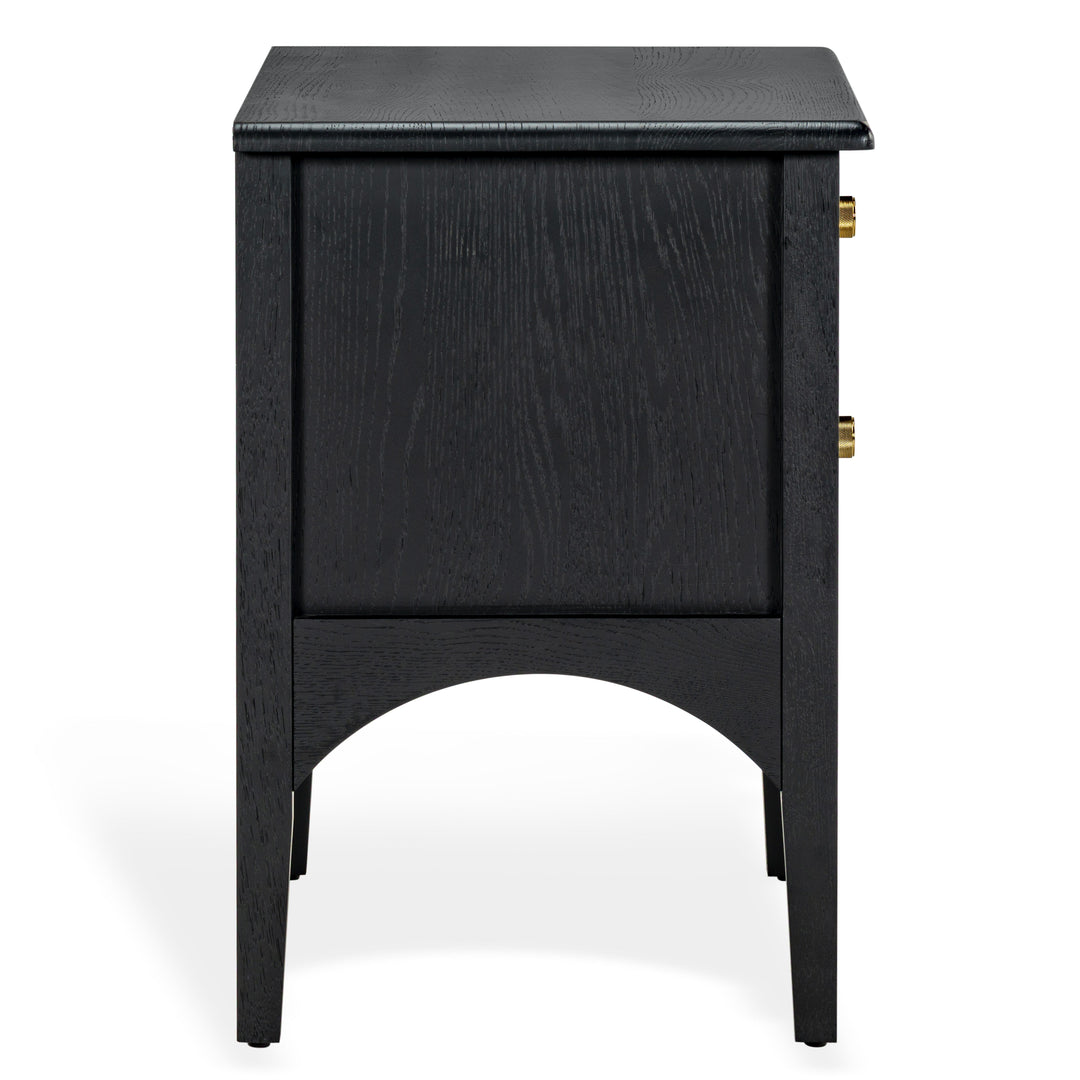 Talia 2 Drawer Wood Nightstand