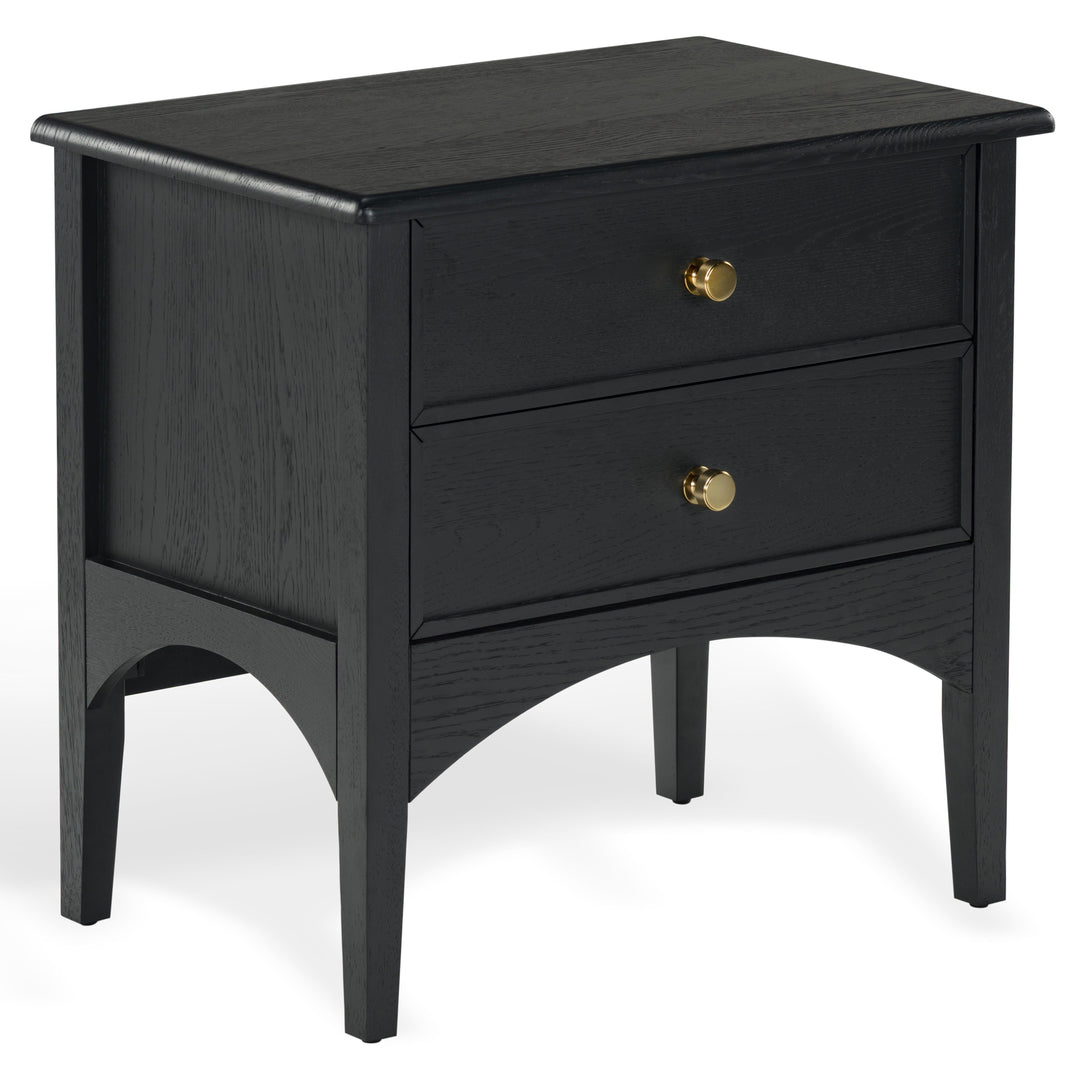 Talia 2 Drawer Wood Nightstand