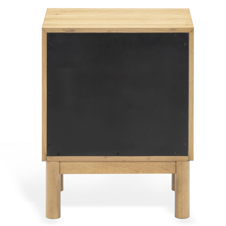 Orion 2 Drawer Wood Nightstand