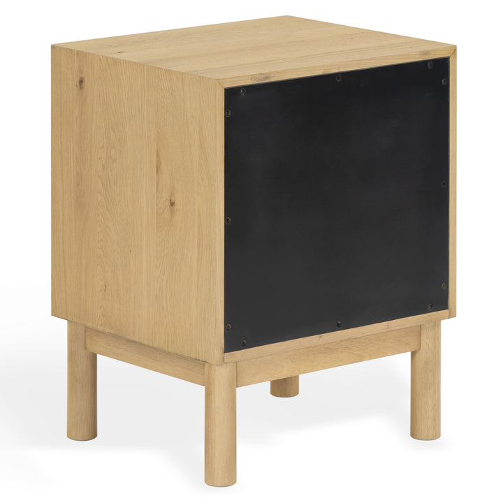 Orion 2 Drawer Wood Nightstand