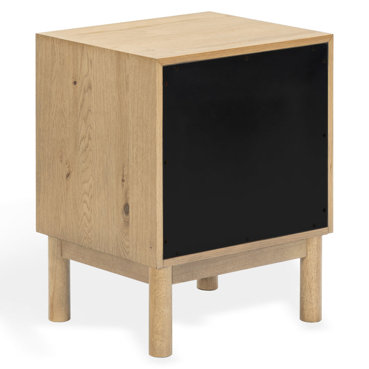 Orion 2 Drawer Wood Nightstand
