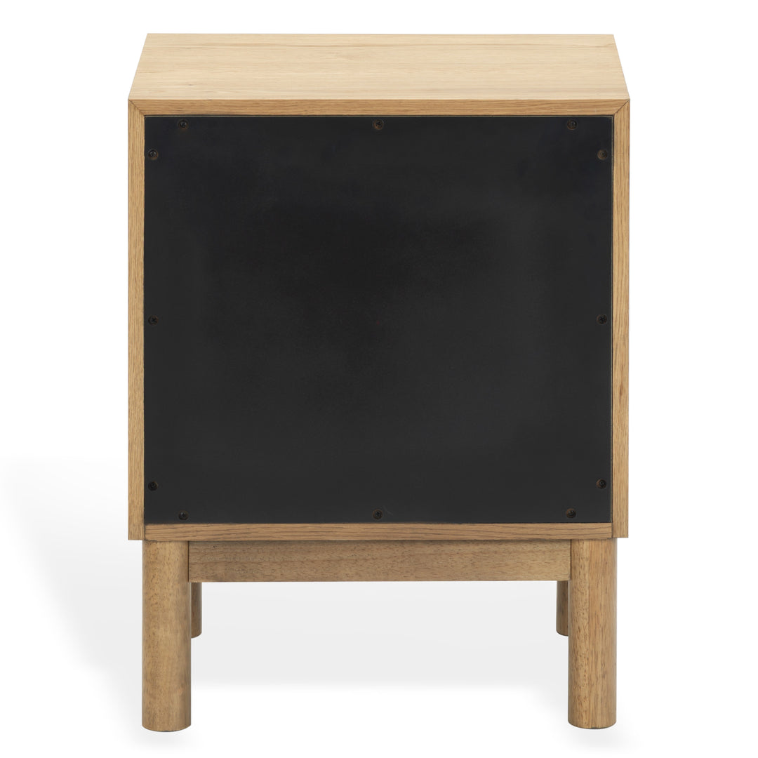 Orion 2 Drawer Wood Nightstand