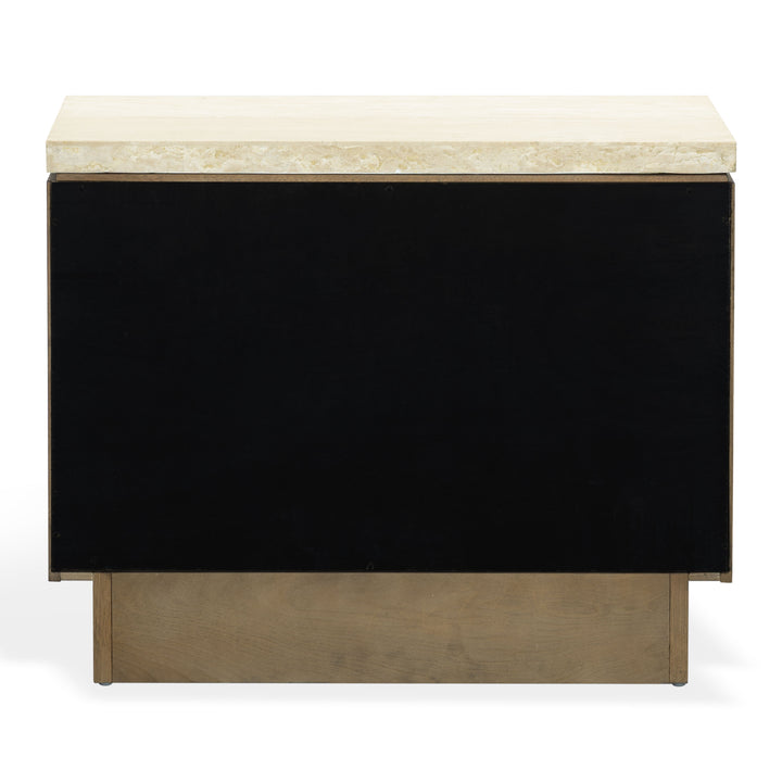 Dark Brown Oak / Travertine