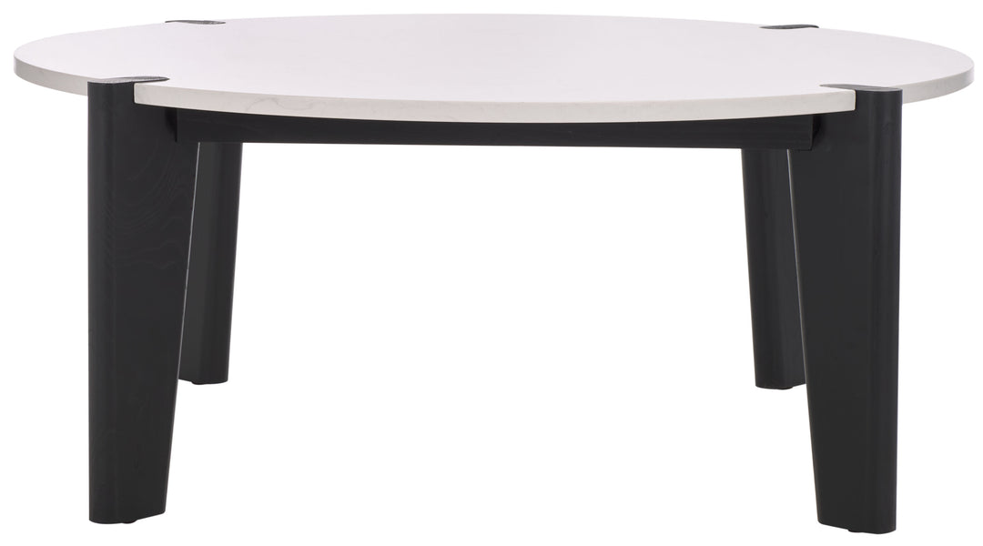 American Home Furniture | Safavieh Couture - Garcia Marble Top Coffee Table