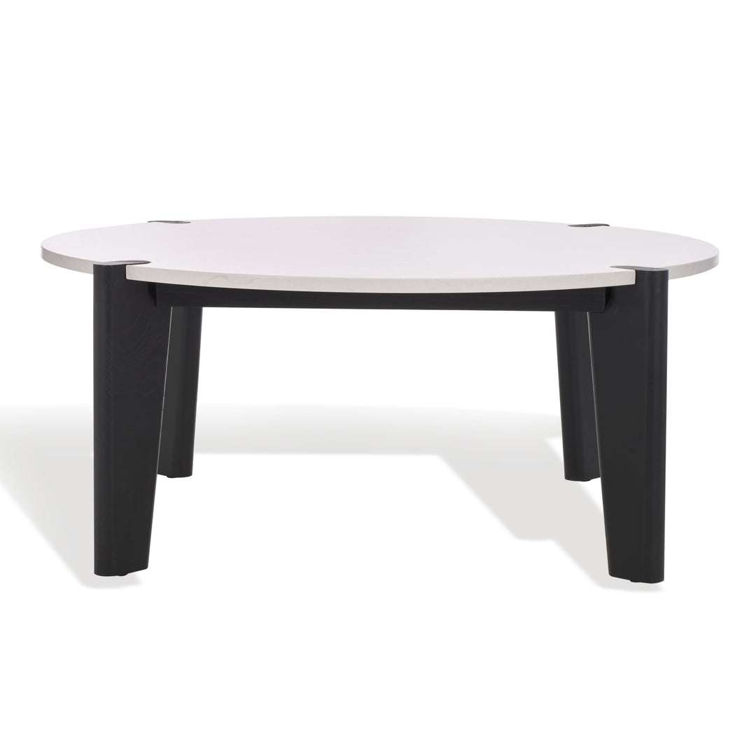 American Home Furniture | Safavieh Couture - Garcia Marble Top Coffee Table