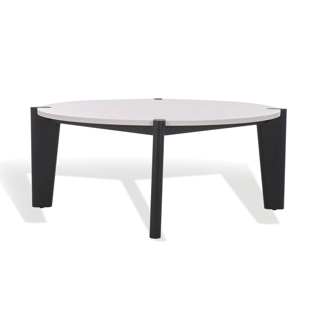 American Home Furniture | Safavieh Couture - Garcia Marble Top Coffee Table