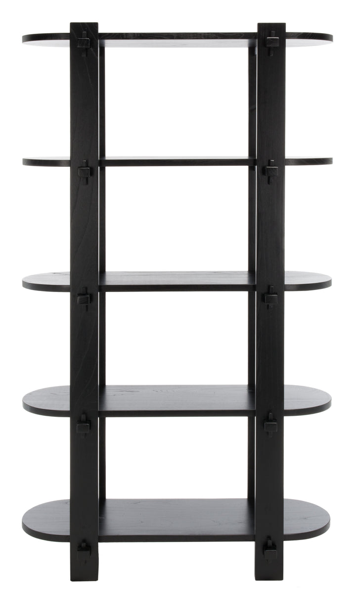 American Home Furniture Safavieh Couture Benito 5 Shelf Wood Bookcase