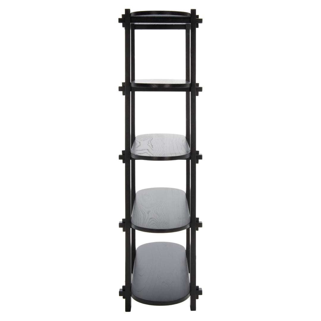 American Home Furniture Safavieh Couture Benito 5 Shelf Wood Bookcase