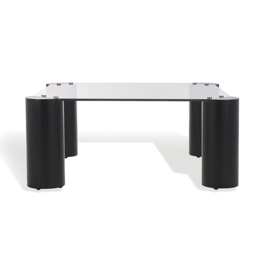 Robbie Square Glass Top Coffee Table