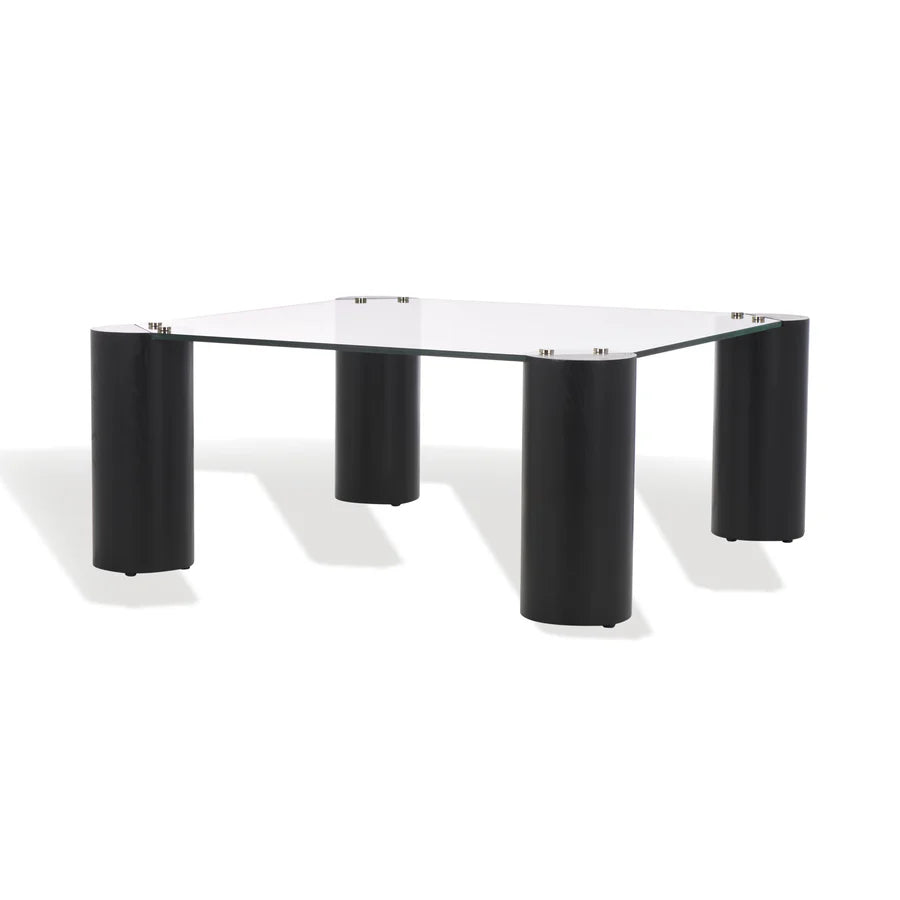 Robbie Square Glass Top Coffee Table
