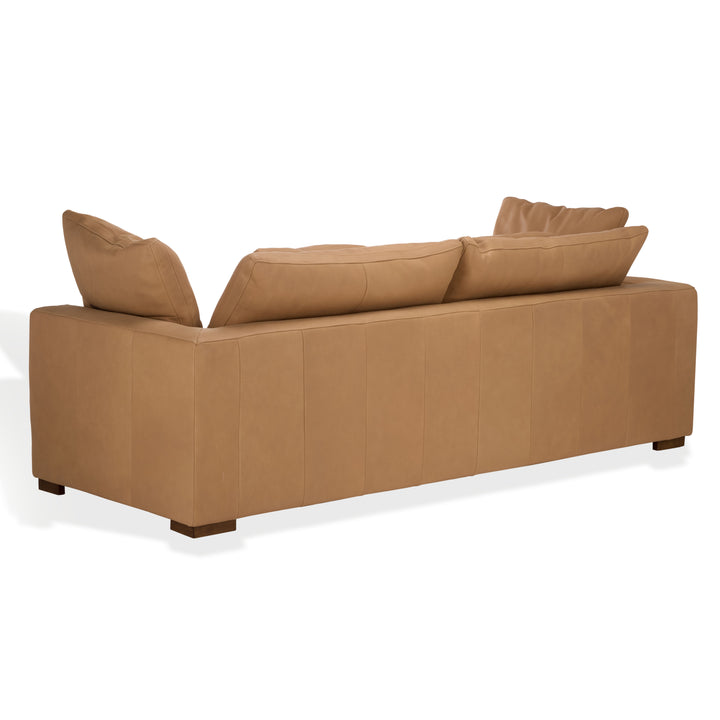 American Home Furniture Safavieh Couture Blanca Leather Sofa