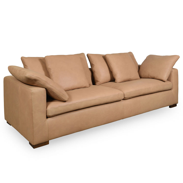 American Home Furniture Safavieh Couture Blanca Leather Sofa