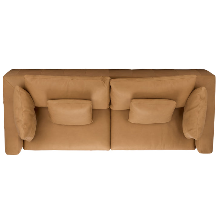 American Home Furniture Safavieh Couture Blanca Leather Sofa