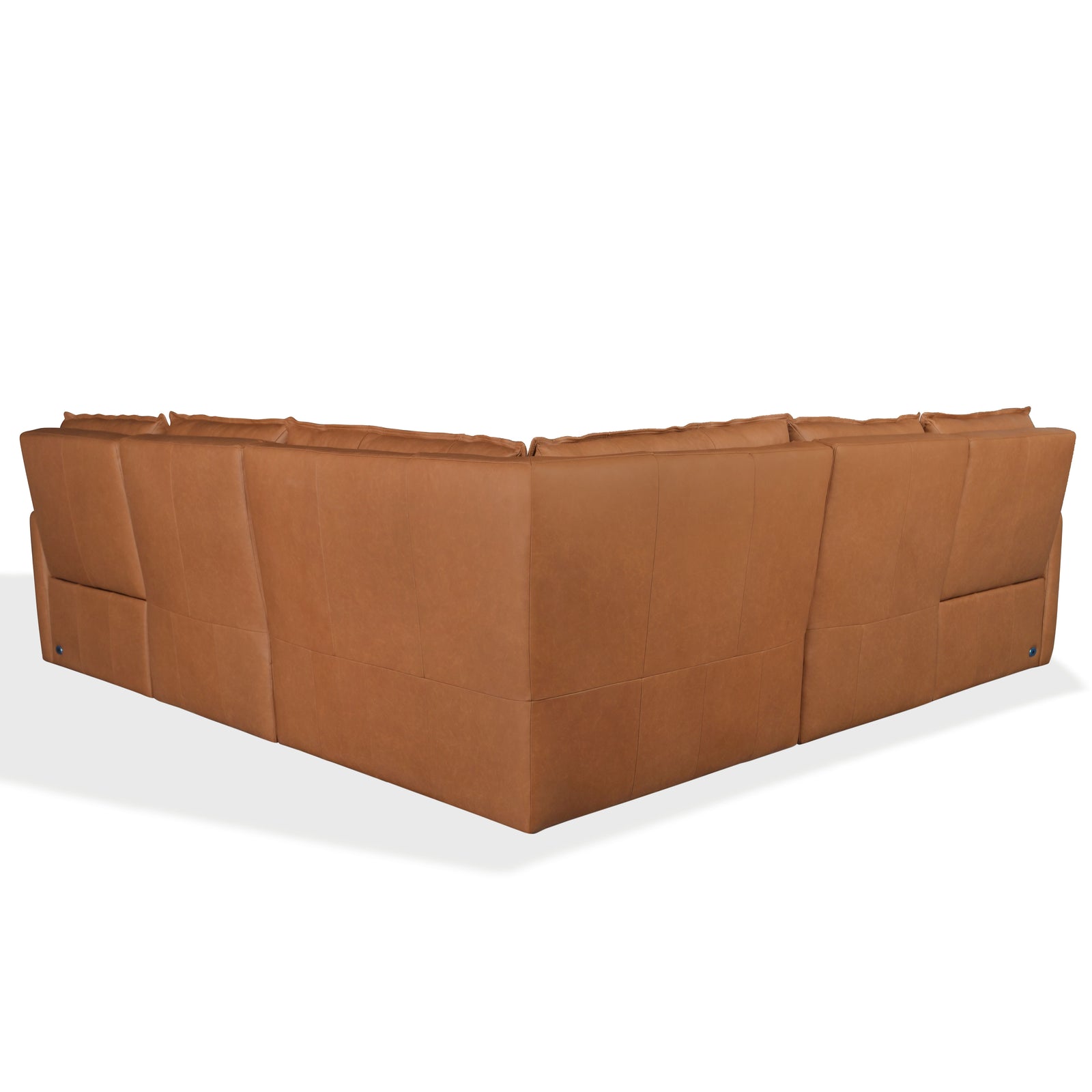 Safavieh Couture Gretel Leather L-Shaped Sectio