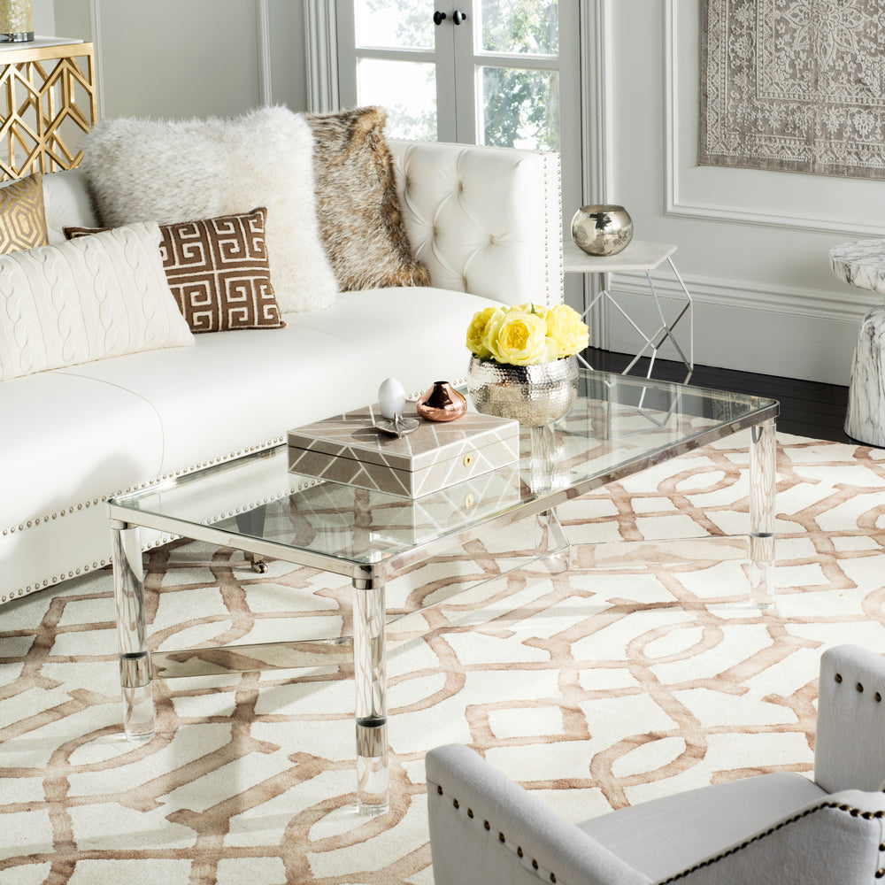 American Home Furniture Safavieh Couture Suzanna Acrylic Coffee Table