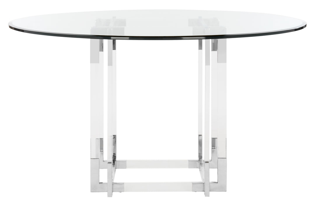 42"W x 42"D x 30"H / Silver