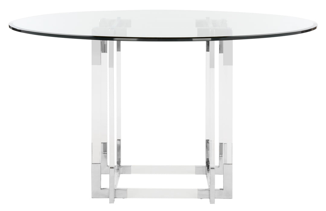 42"W x 42"D x 30"H / Silver