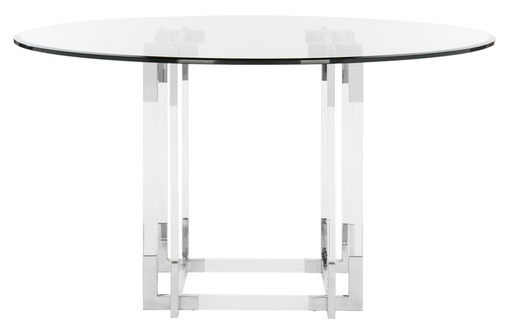 42"W x 42"D x 30"H / Silver