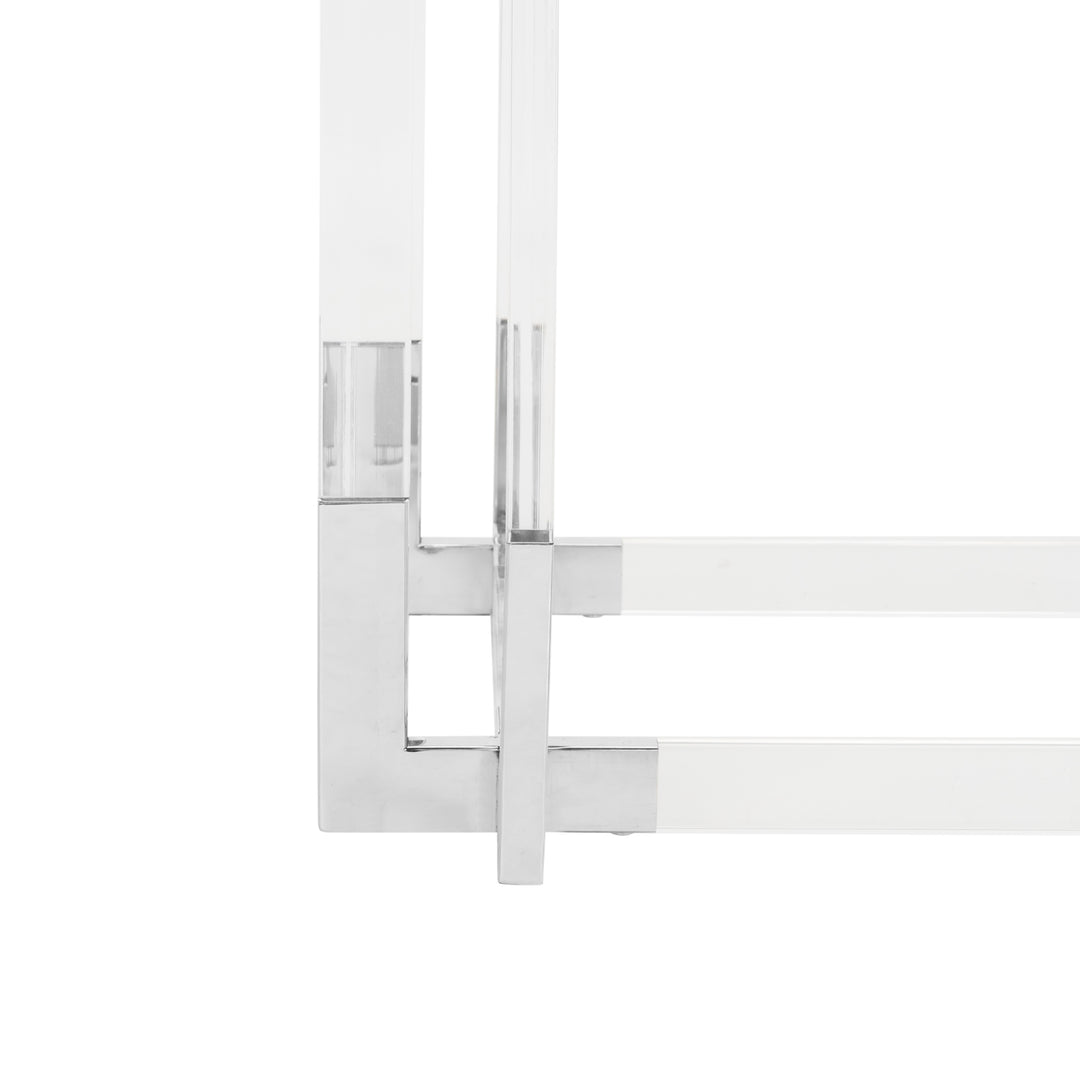 42"W x 42"D x 30"H / Silver