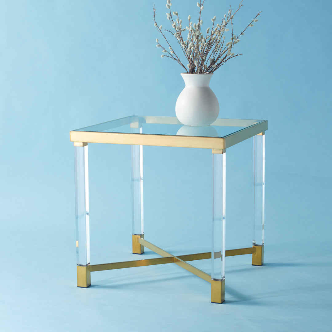 American Home Furniture Safavieh Couture Shawna Acrylic End Table