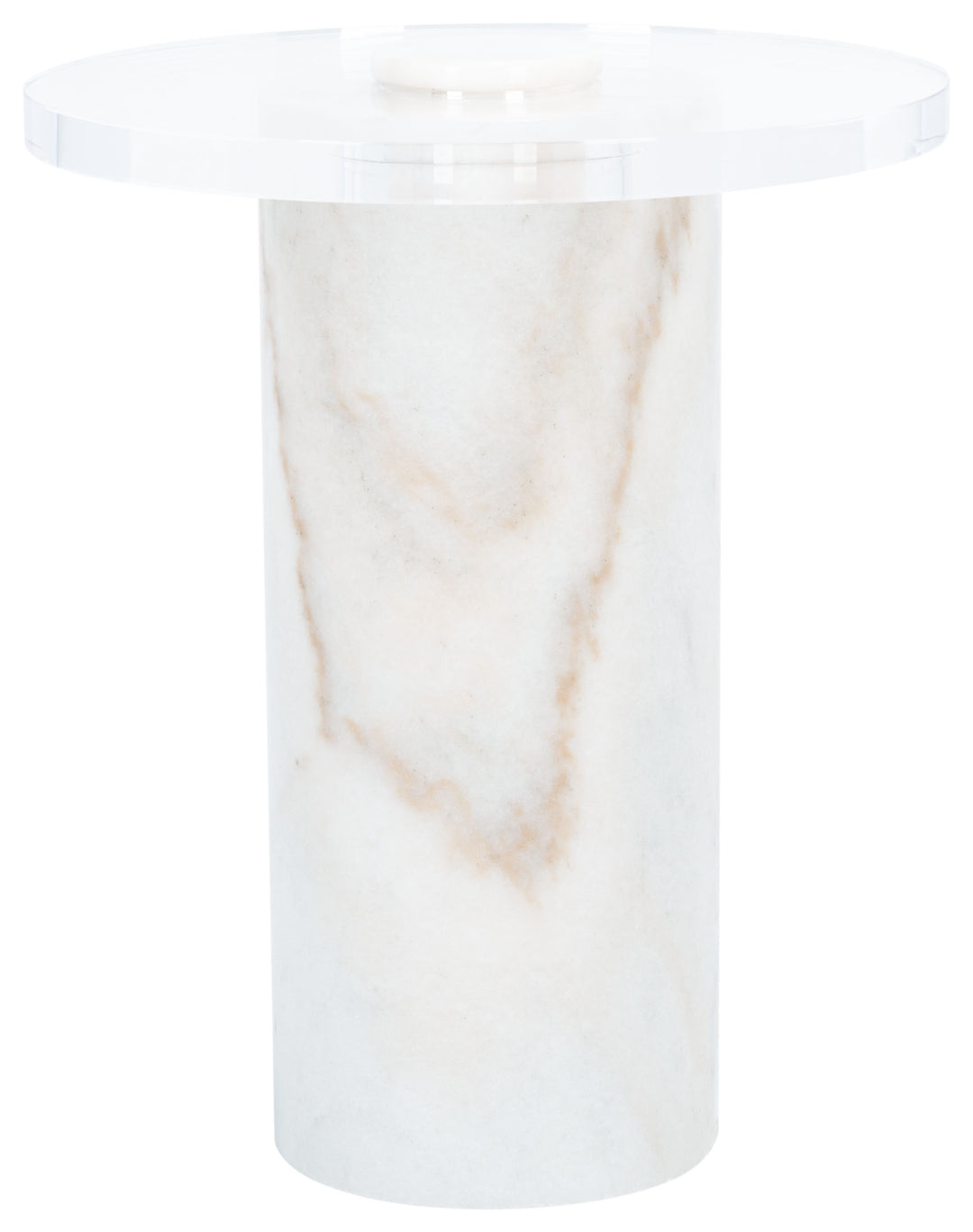 American Home Furniture Safavieh Couture Catarina Marble Drink Table