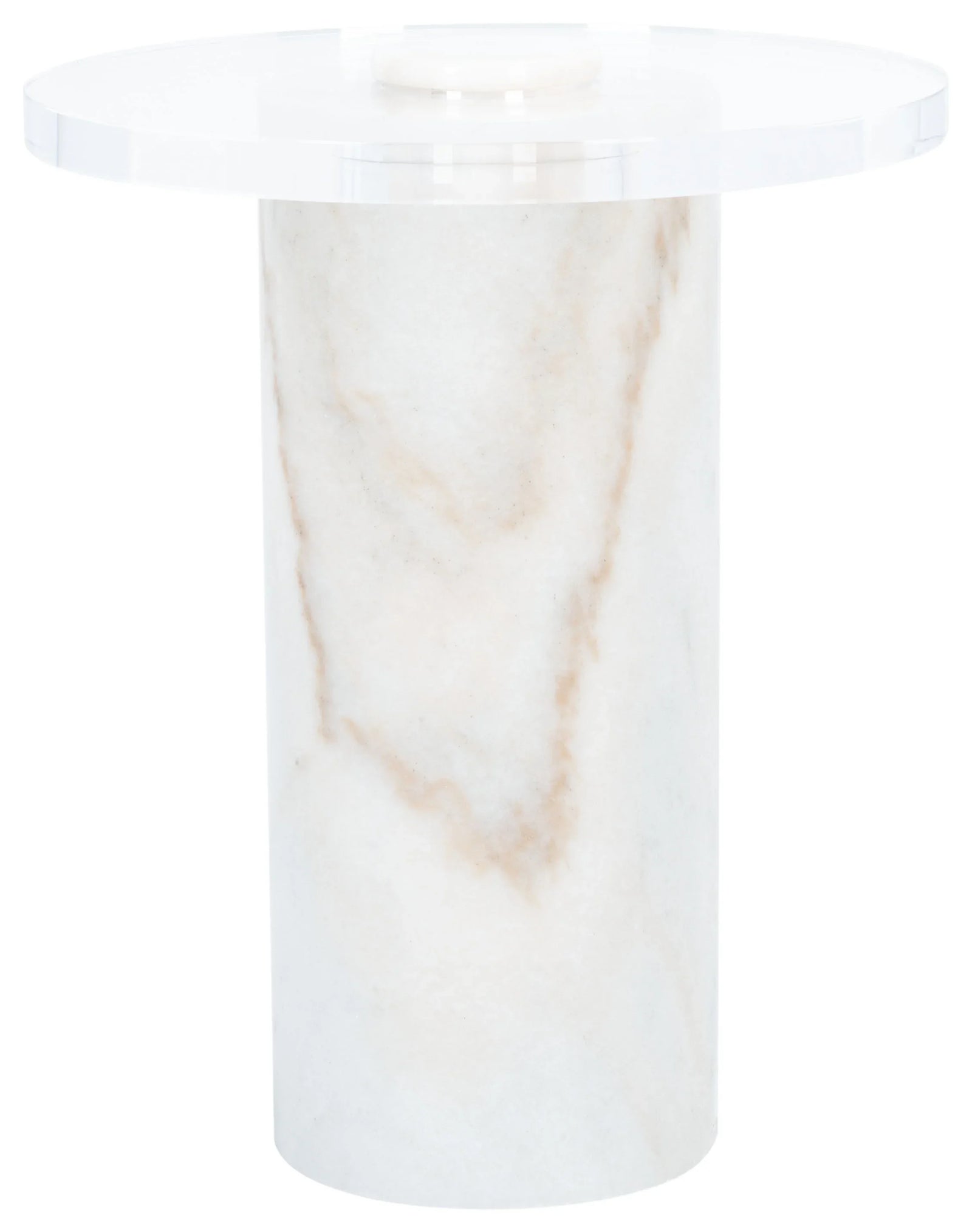 American Home Furniture Safavieh Couture Catarina Marble Drink Table