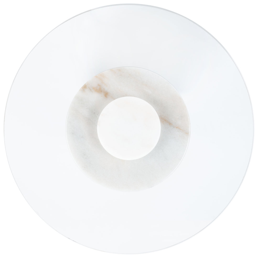 American Home Furniture Safavieh Couture Catarina Marble Drink Table