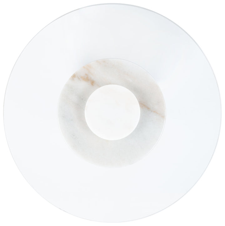 American Home Furniture Safavieh Couture Catarina Marble Drink Table