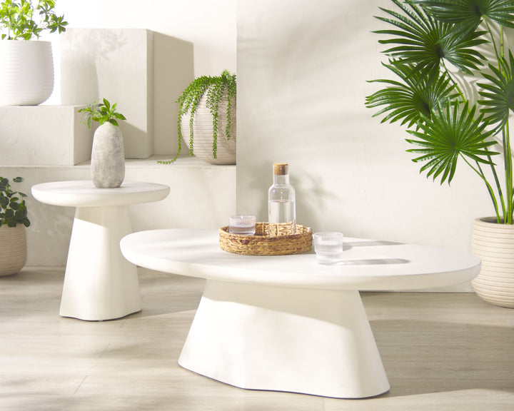 American Home Furniture Safavieh Couture Jasbriella Concrete Coffee Table