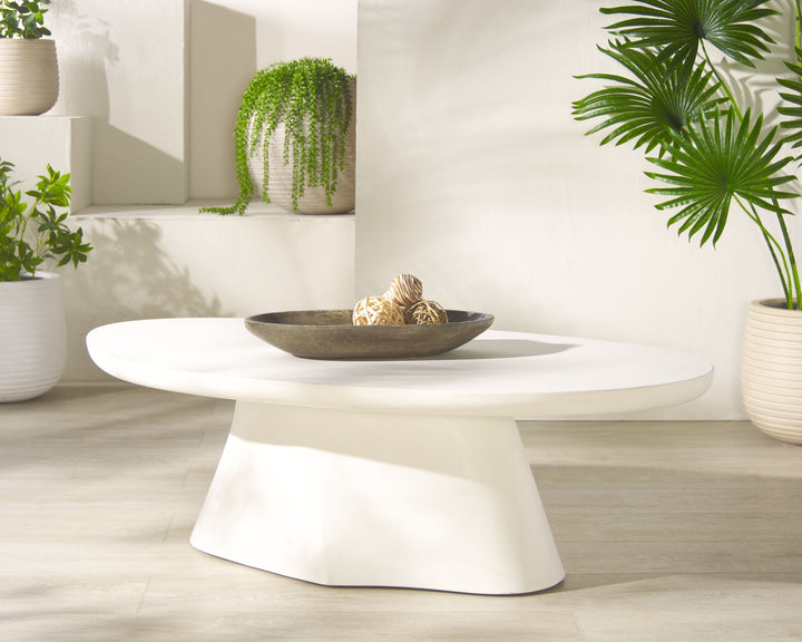 American Home Furniture Safavieh Couture Jasbriella Concrete Coffee Table