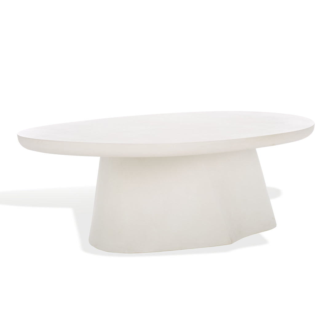 American Home Furniture Safavieh Couture Jasbriella Concrete Coffee Table