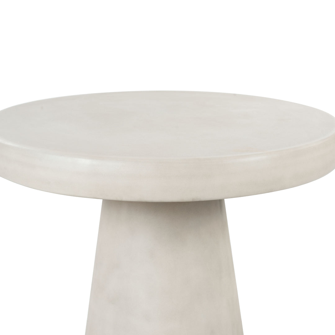 American Home Furniture Safavieh Couture Hayleen Round Concrete Accent Table