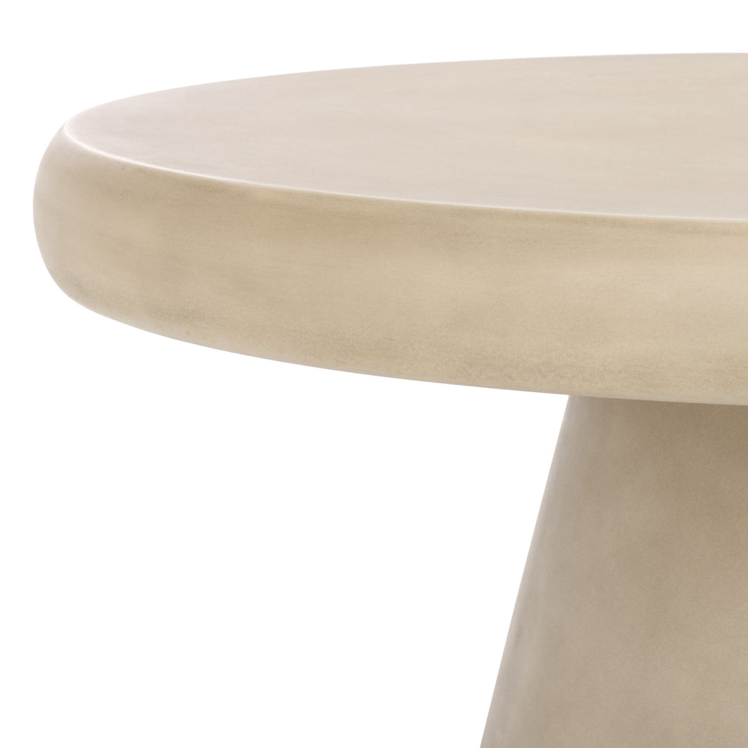 American Home Furniture Safavieh Couture Hayleen Round Concrete Coffee Table