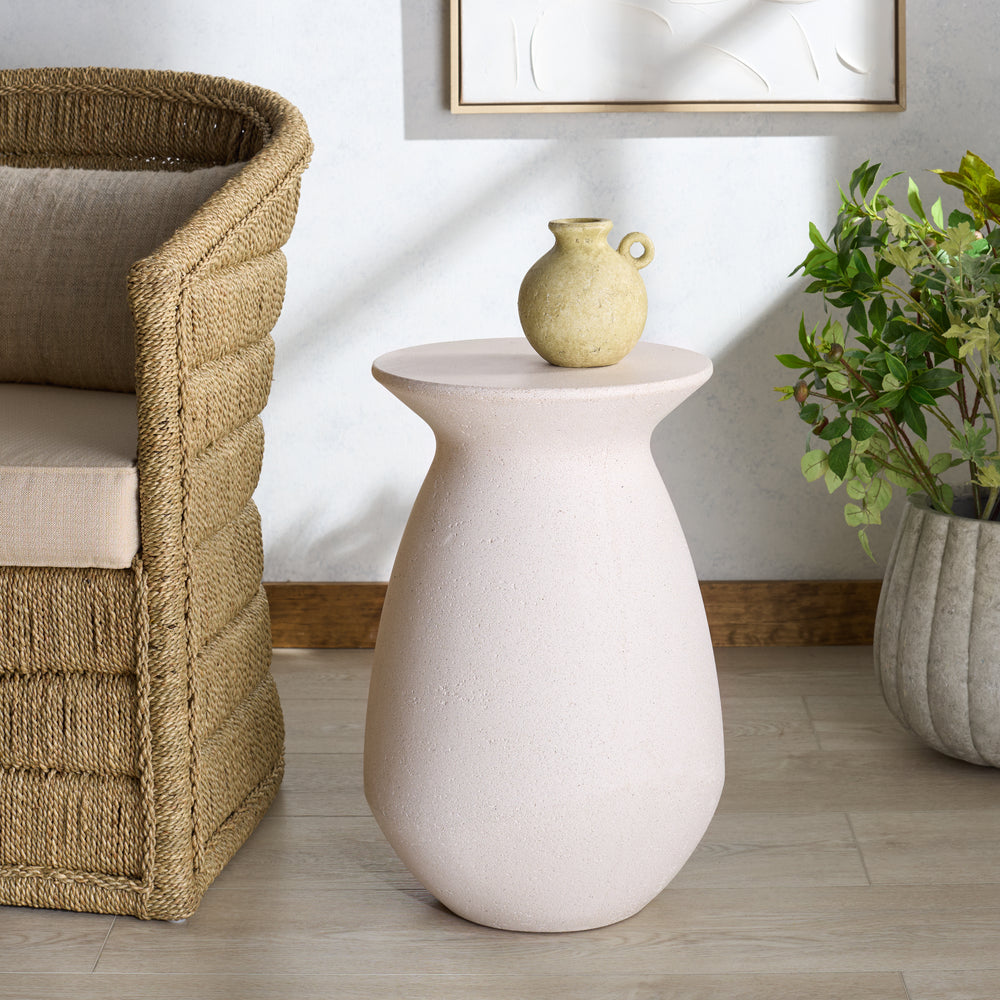 American Home Furniture Safavieh Couture Dynah Concrete Accent Table