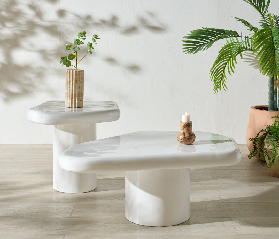 35.4"W x 27.6"D x 13.8"H / White