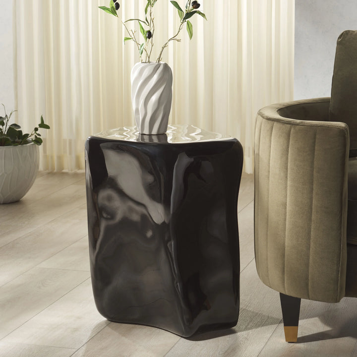 Wynnona Concrete Accent Table - AmericanHomeFurniture