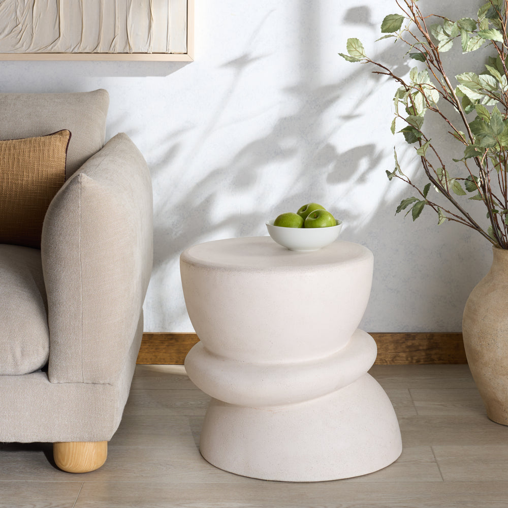 American Home Furniture Safavieh Couture Henrietta Concrete Accent Table