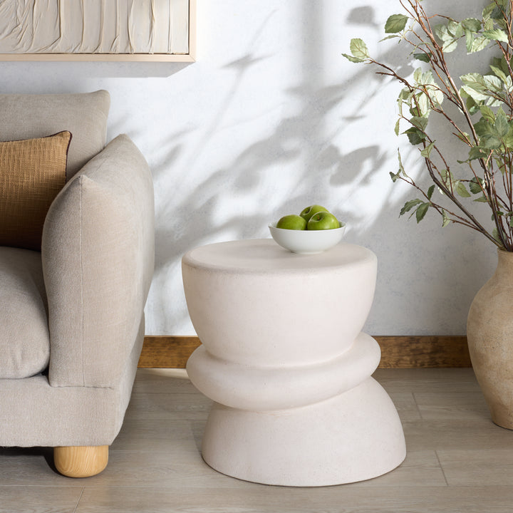 American Home Furniture Safavieh Couture Henrietta Concrete Accent Table