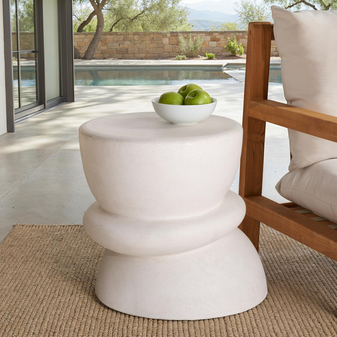 American Home Furniture Safavieh Couture Henrietta Concrete Accent Table