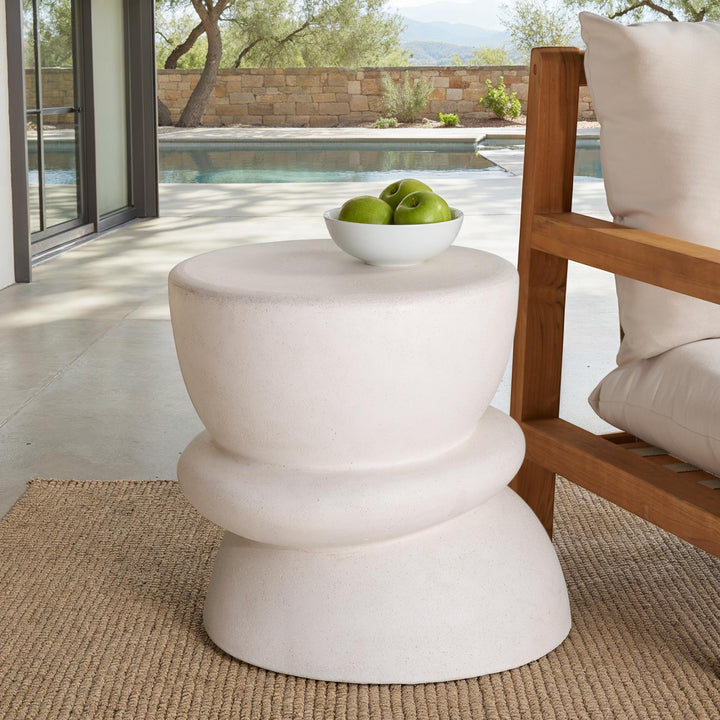 American Home Furniture Safavieh Couture Henrietta Concrete Accent Table