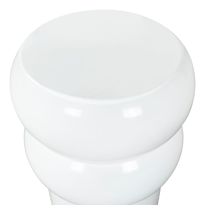 13"W x 13"D x 17"H / White