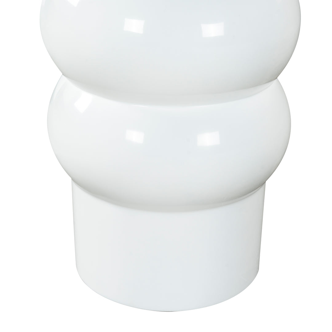 13"W x 13"D x 17"H / White