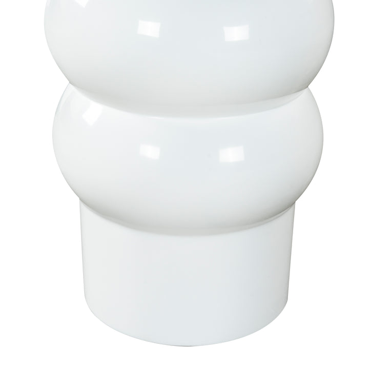 13"W x 13"D x 17"H / White