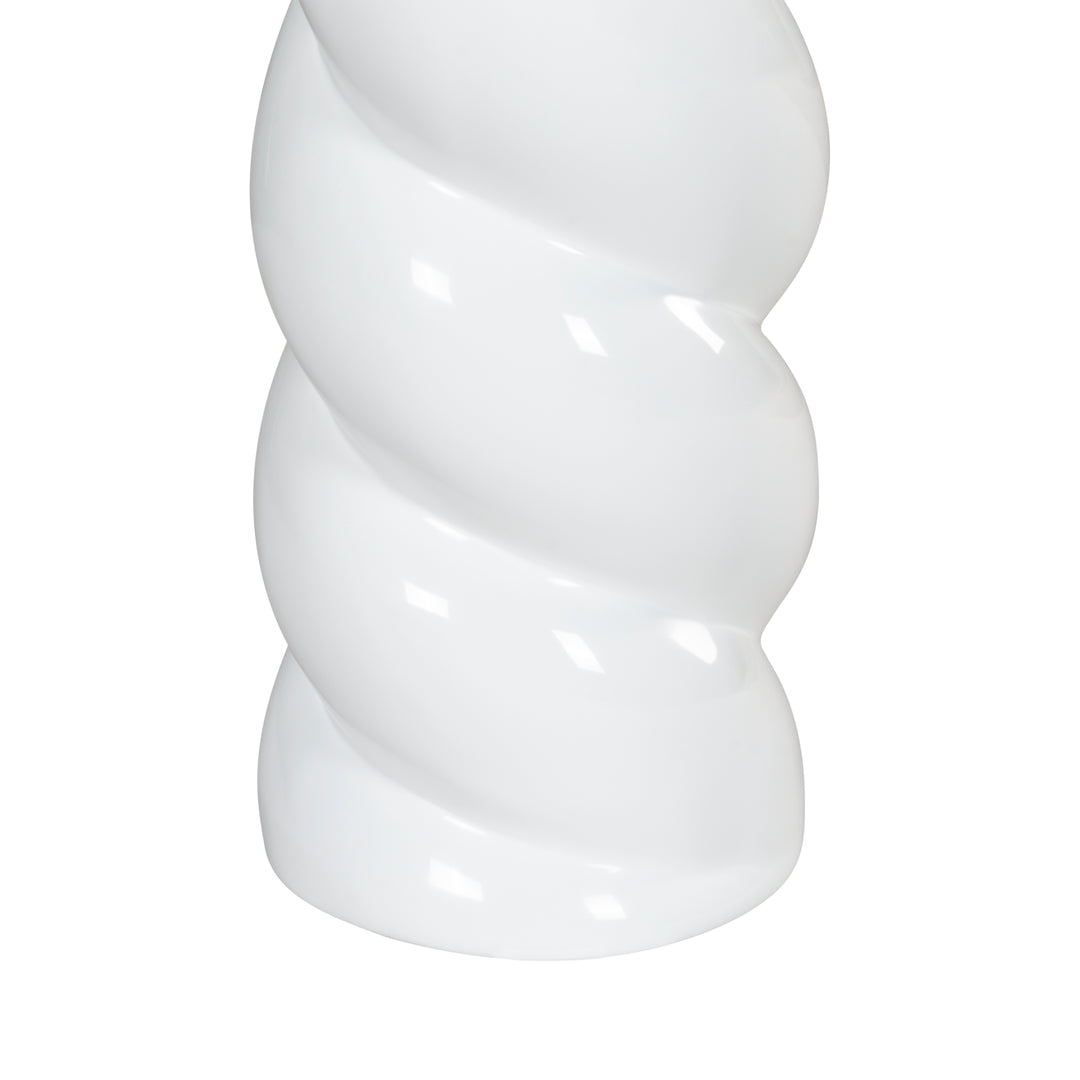 14"W x 14"D x 18"H / White