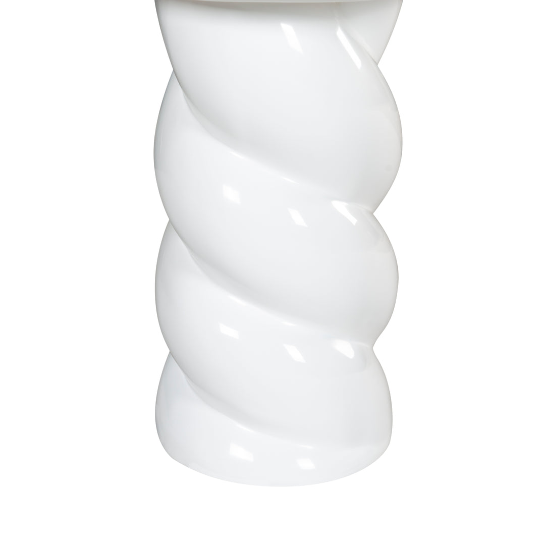 14"W x 14"D x 18"H / White